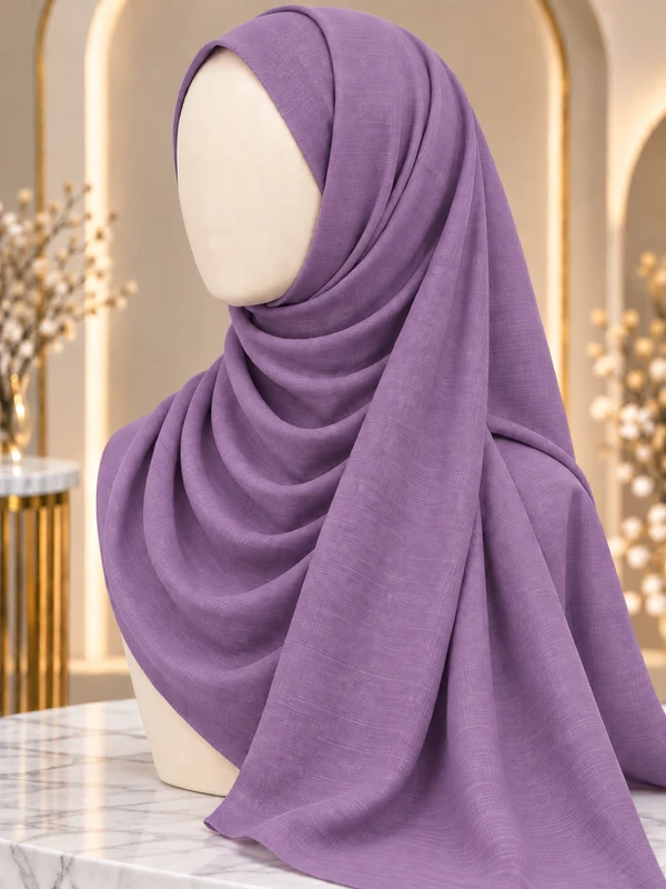 Light Purple Premium Turkish Hijab
